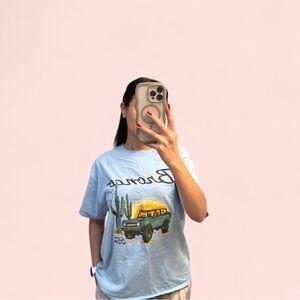 Ford Light Blue Bronco Kids T-Shirt